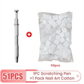 50/150pcs Sponge Gradient Nail Art Stamper Tools Gel Polish Color Gradient Brush Glitter Powder Dotting Pen For Manicure Tools
