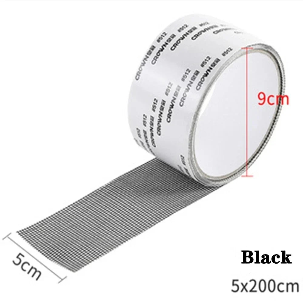 Window Screen Hole Patch Repair Easy Apply Waterproof Tape – Keep Mosquitoes Out with Our Anti-Insect, Self-Adhesive Mesh Patch