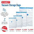 3-5PCS Vacuum Storage Bags, Space Saver Bags  Compression for Comforters and Blankets Clothes Travel Packing Organizer