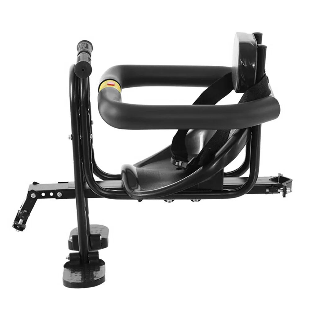 Lixada Front Child Bicycle Seat With Pedals And Support