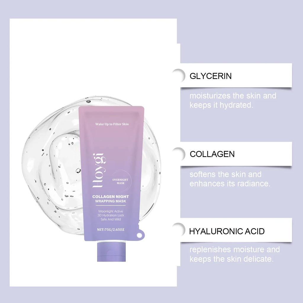 Korean Skincare Collagen Peel Off Facial Mask,Instant Glow&Glass Skin,Pore Cleansing&Firming,Smooth Fine Lines&Removes Impuritie