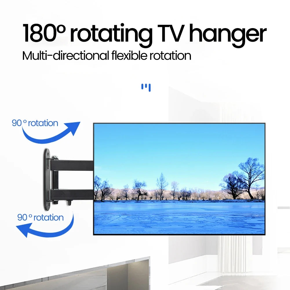 Universal Adjustable TV Wall Mount Bracket Universal Rotated Holder TV Mounts for 14 to 32 Inch LCD LED Monitor Flat Panel