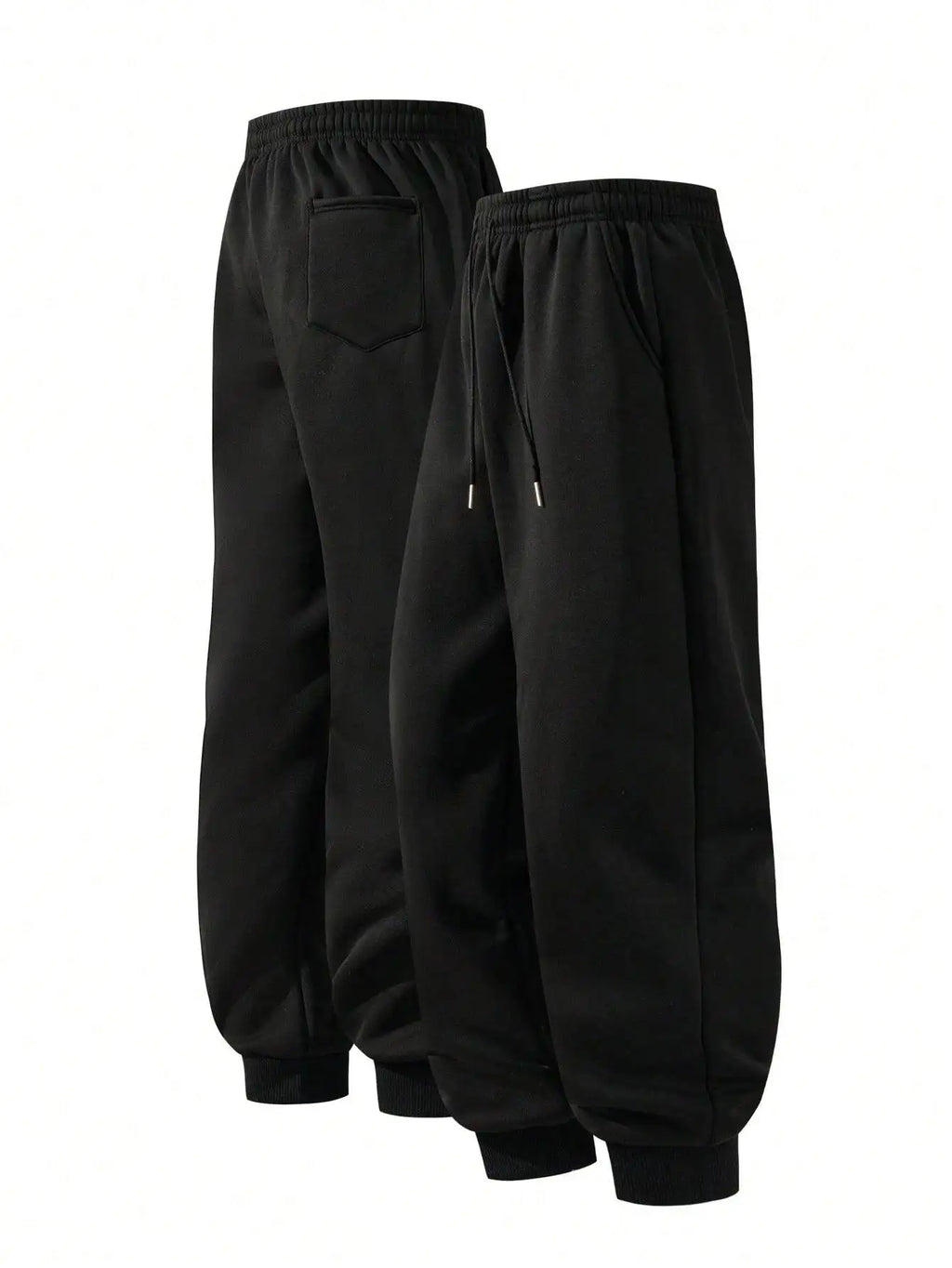 Chinese Pure Cotton Mens Black Harem Pants New Goku Print Loose Fit Autumn Casual Trousers Extra Large Size High Quality