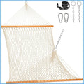 Outdoor Rope Hammock With Spreader Bar And Durable Straps