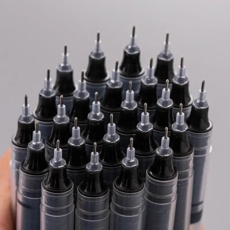 Gel Pen Set With Smooth Liquid Ink Needle Tip Writing