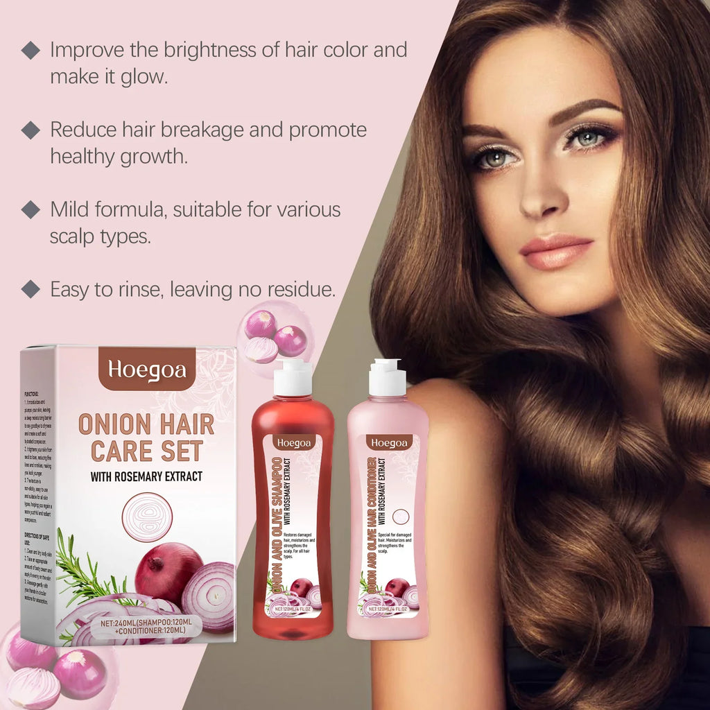 Onion Rosemary Shampoo For Hair Growth Scalp Cleanses Oil Control  Improves Hair Quality Volumizing Hair Strengthen Conditioner
