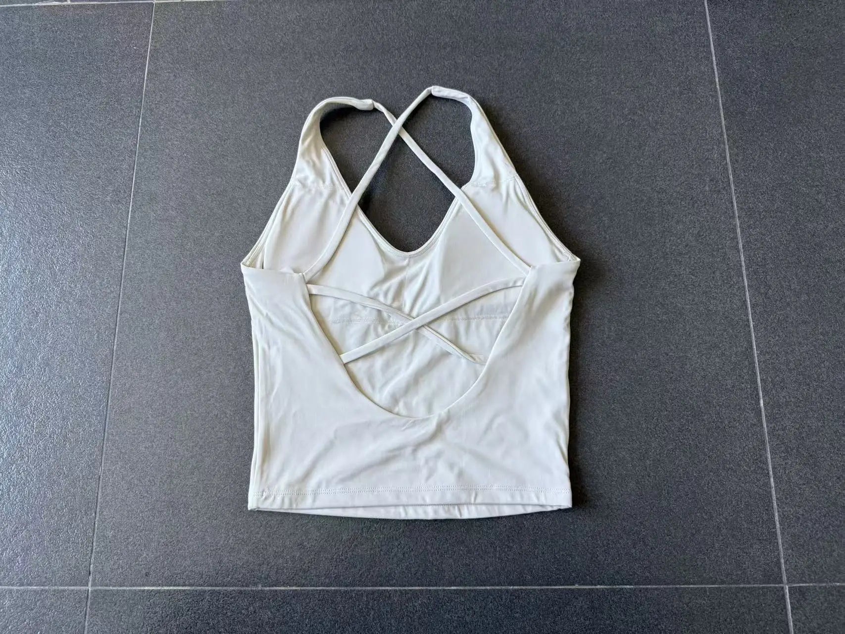 Women Sports Yoga Vest With Cross Shoulder Straps Quick Drying Sexy Yoga Bra Gym Breathablefitness Push Up Training Sports Vest