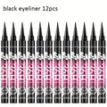 12 Pack Liquid Eyeliner Set Waterproof Long Lasting