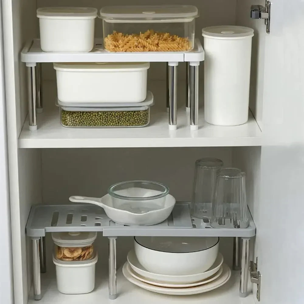Étagère rétractable, 1 pièce, support de rangement multifonction, organisateur d'articles ménagers, bouteille d'assaisonnement