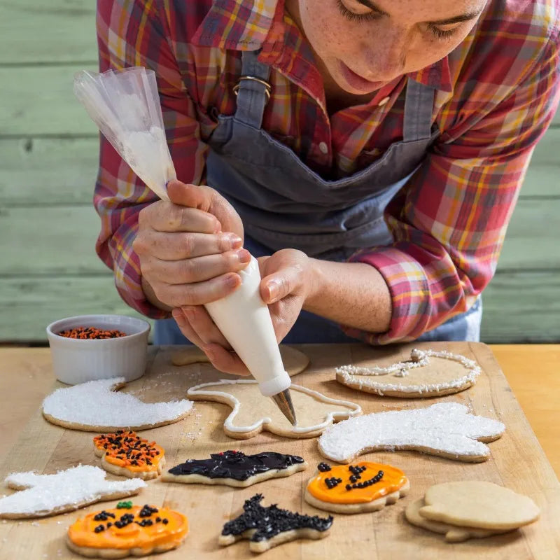 6pcs Halloween Cookie Cutter Mold Stainless Steel Ghost Pumpkin Skull Head Coffin Baking Molds Cupcake Chocolate Biscuit Mould