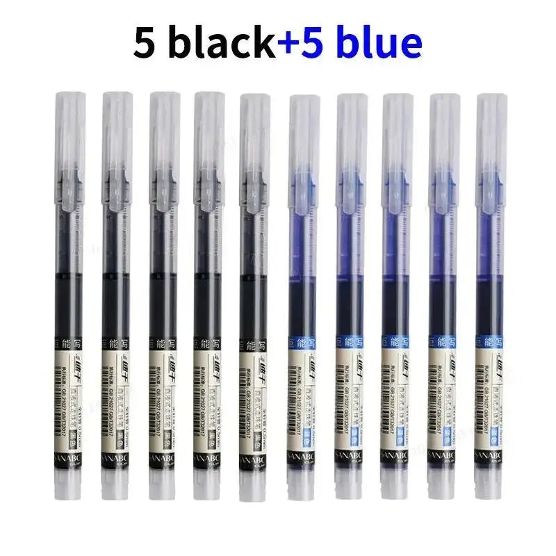 Gel Pen Set With Smooth Liquid Ink Needle Tip Writing