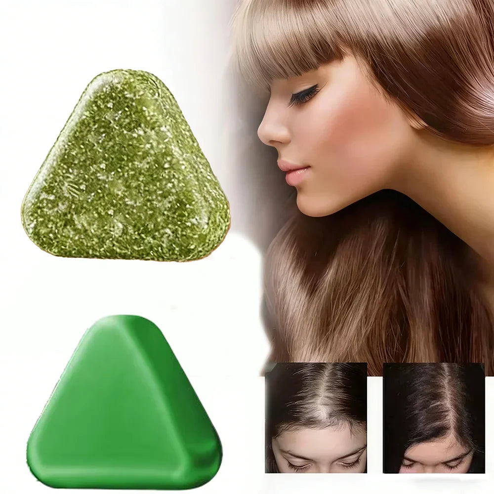 Natural Herbal Shampoo Soap Usman Grass Handmade Soap Hair Nourishing, Oil Control, Refreshing, Fluffy and Soothing Hair Care