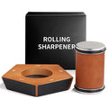 Roller Knife Sharpener Set With Magnetic Angle Guide Diamond Stones
