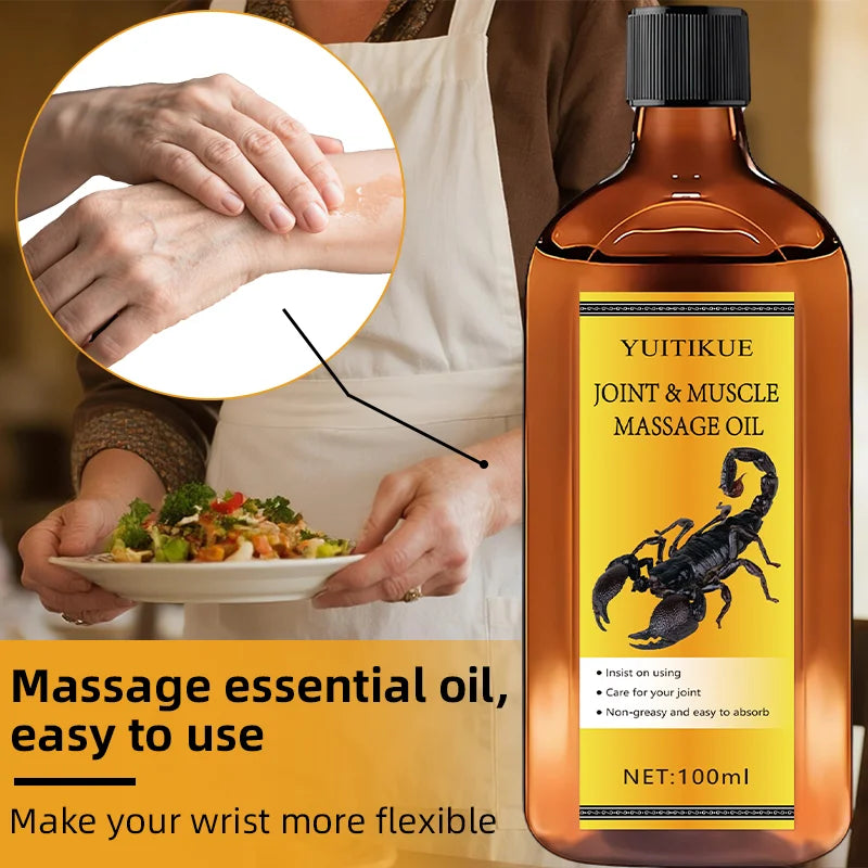 100ml Joint Massage Oil 2, Firming and Moisturizing Body, Massage SPA, Smooth Body Care, Natural Organic Plant Oils
