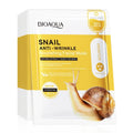 10pcs BIOAQUA Snail Face Mask Moisturizing Brightening Firming Hydrating skincare Facial Masks Face Sheet Mask Skin Care