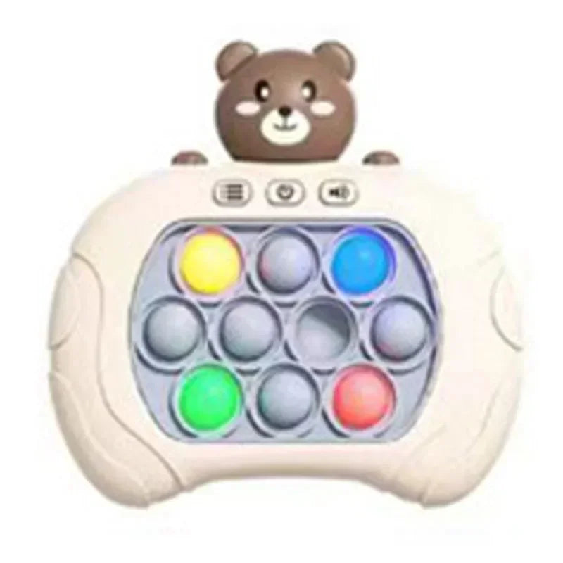 New Quick Push Pop It Game - Electronic Bubble Fidget Toy for Adults & Kids, Perfect Anti-Stress Gift with Box
