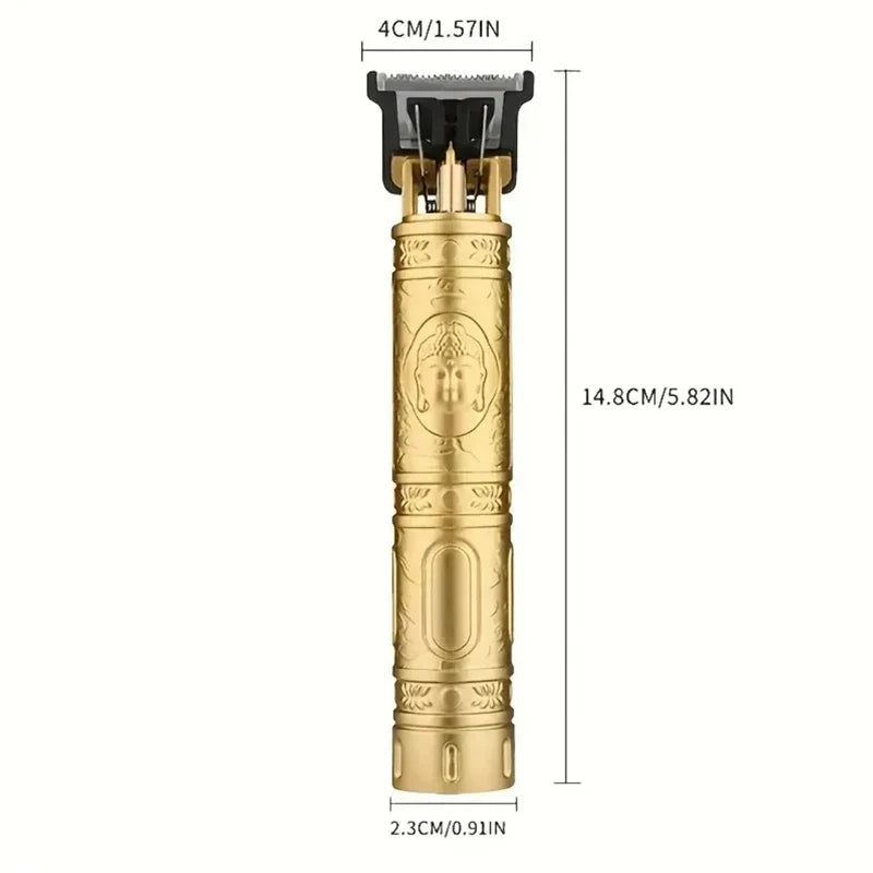 Carving Hair Clipper Professional Hair Cutting Machine Barber Rechargeable Hair Trimmer Metal Haircut Machine Clipper for Men