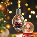 6 Pcs Wishing Bottle Christmas Tree Pendant Decoration Acrylic Christmas Pendants Children Birthday Party Gifts Xmas Ornaments