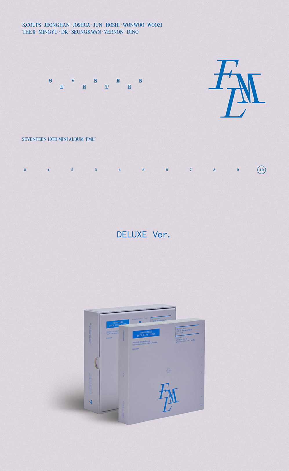 Seventeen 10th Mini Album - Fml (Deluxe Ver)