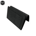 1pc Felt Bedside Storage Organizer Phone Book Magazine Holder Pockets Hanging Storage Bag Baby Tissue Box For Bed Sofa Side Pouc