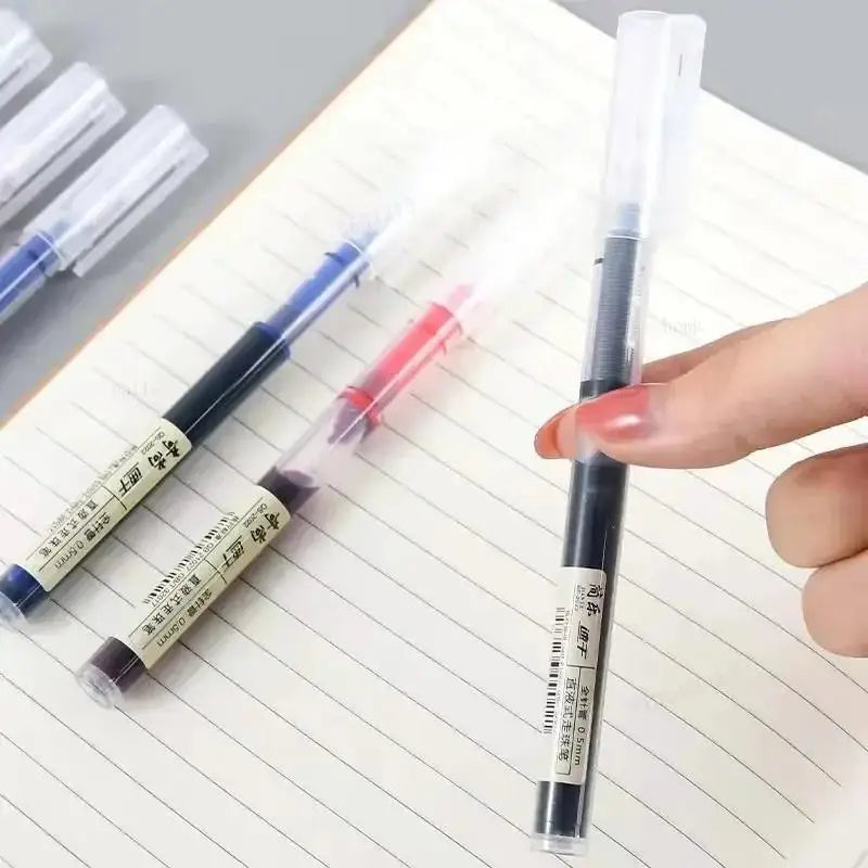 Gel Pen Set With Smooth Liquid Ink Needle Tip Writing