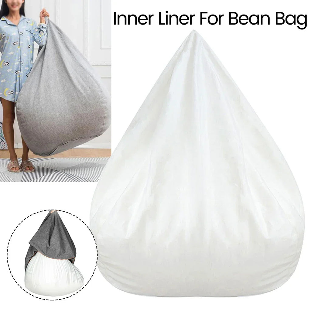 OTAUTAU Replacement Pouf Mesh Inner Liner Cover Without Filling Removable Washable Lazy Sofa Insert for Bean Bag Puff Couch Sac
