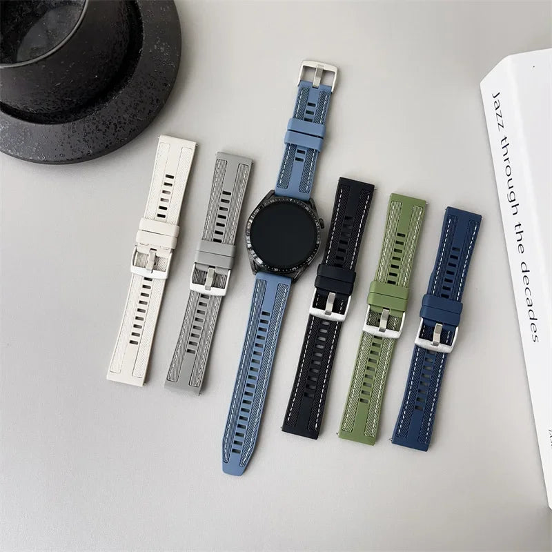 Motorola Moto Smartwatch Band - Breathable Silicone Nylon Quick Release Strap