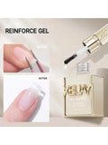 15ml 3-in-1 Clear Hard Builder Gel - Professional Nail Extension, Strengthening & Repair Formula UV/LED Curable