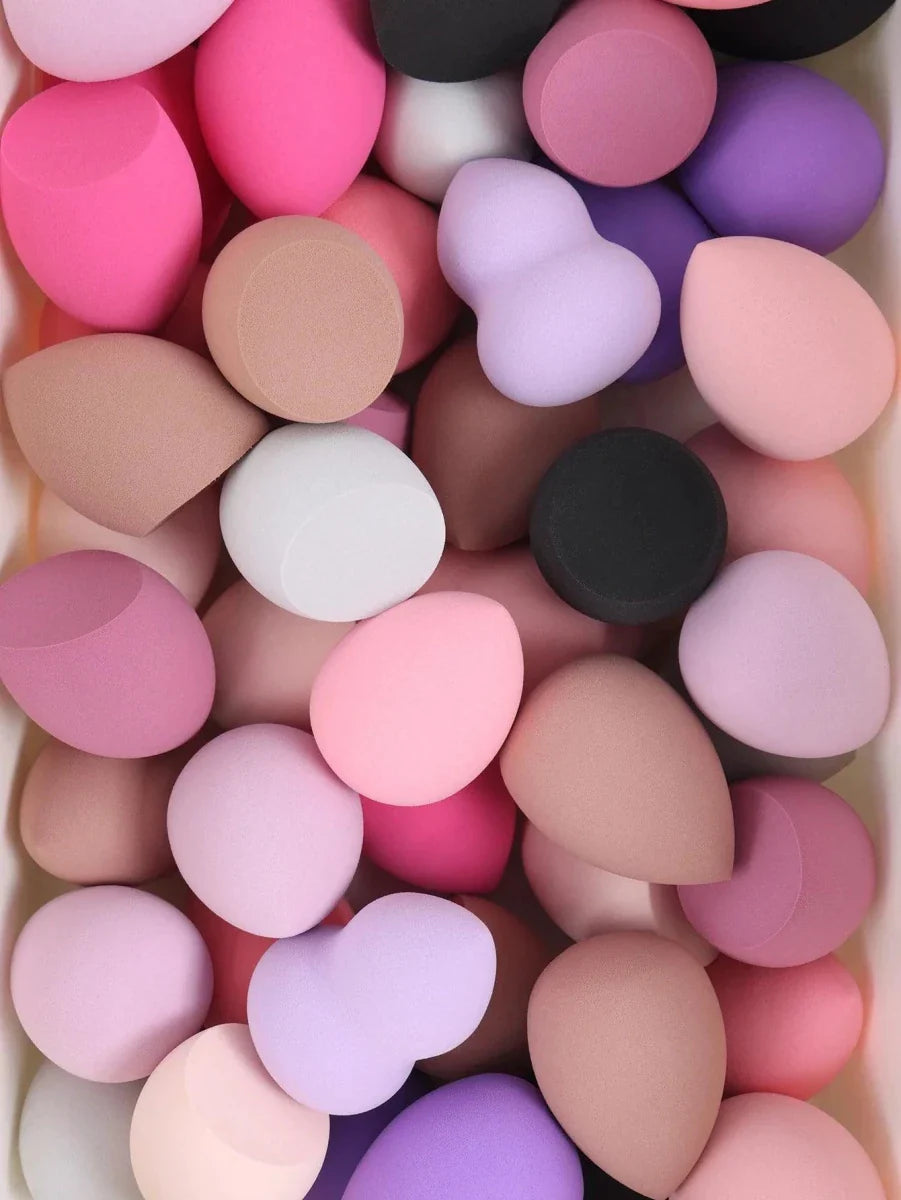 Beauty Sponge Set - Foundation Mixing Puffs 6-60 Pieces