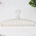 1PC 11-Hole Multi-functional Clothes Hanger for Dormitory Home-use Spiral Plastic Closet Drying Hanger Support