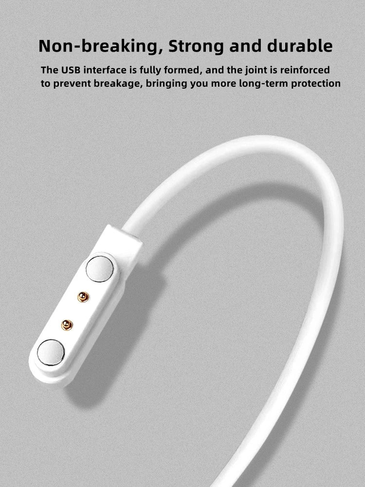 2Pin 4Pin 5Pin Magnetic Charging Cable USB to Pogo Pin for Smart Watch Earphone Wristband 60cm 5V Magnetic Dock Charger Adapter