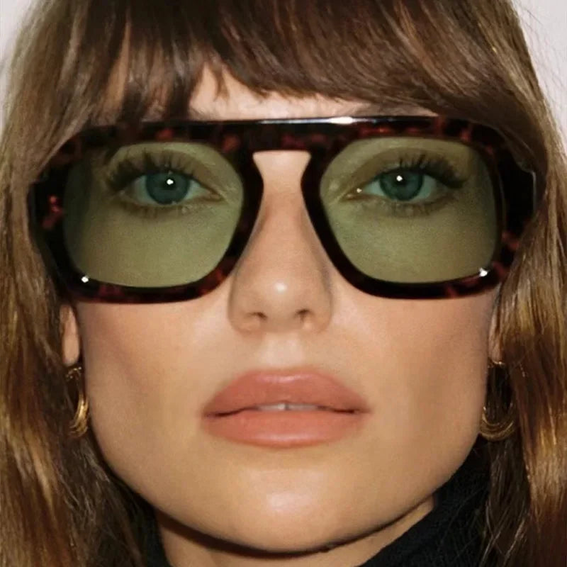 JNPCXI Retro Square Sunglasses Women Fashion Brand Design Gradient Shades UV400 Men Punk Sun Glasses