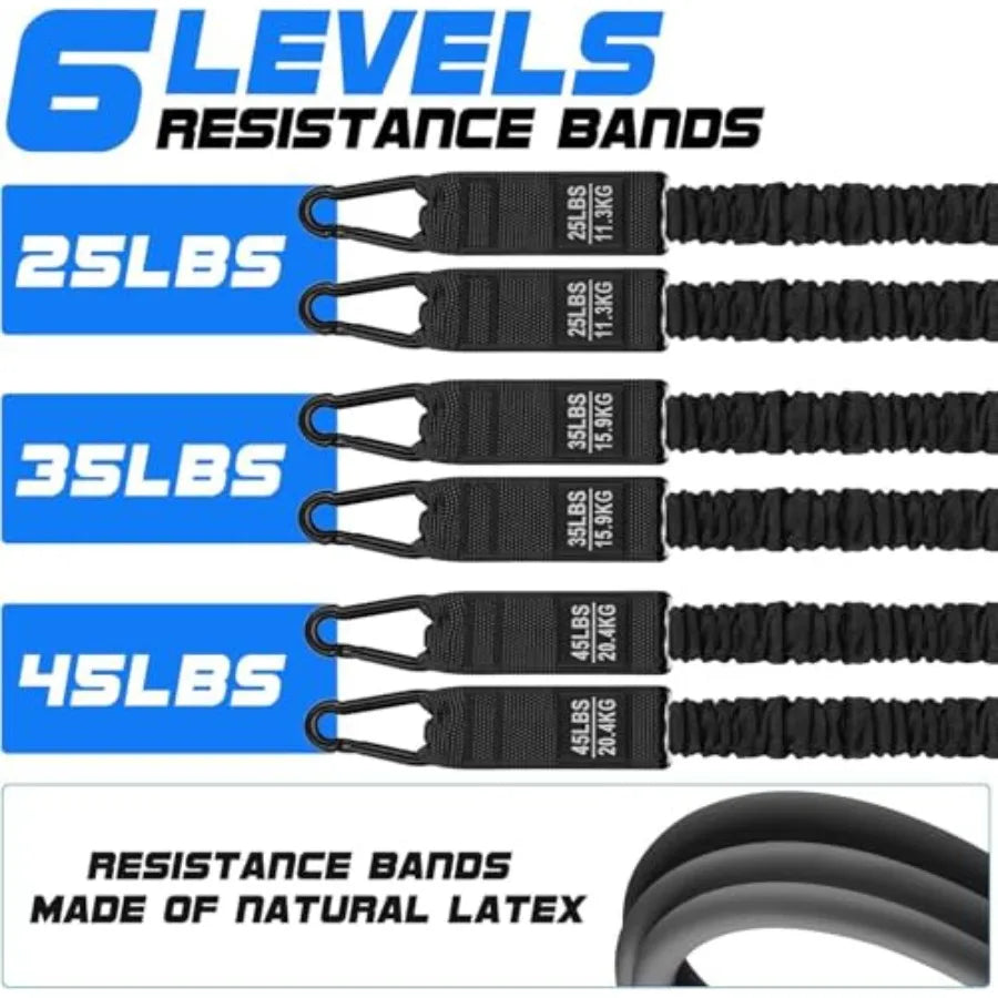 Pilates Bar Kit With Resistance Bands