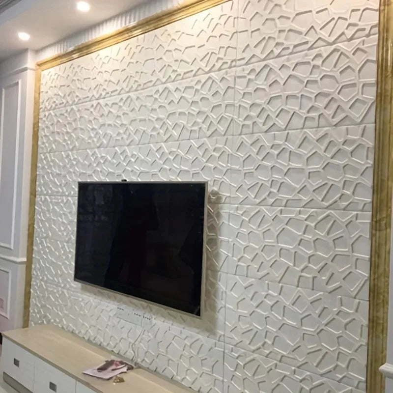 5-20pcs 35*35cm Ceiling 3d Home Bedroom Decor Background Wallpaper Peel Stick Waterproof Decoration Wall Stickers Anti-collision