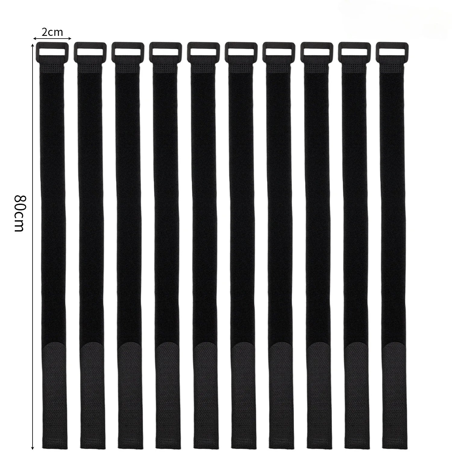 Reusable Hook & Loop Cable Ties - Adjustable Nylon Wire Fastener Straps for Securing Cord Management, Organizer DIY Cinch Straps