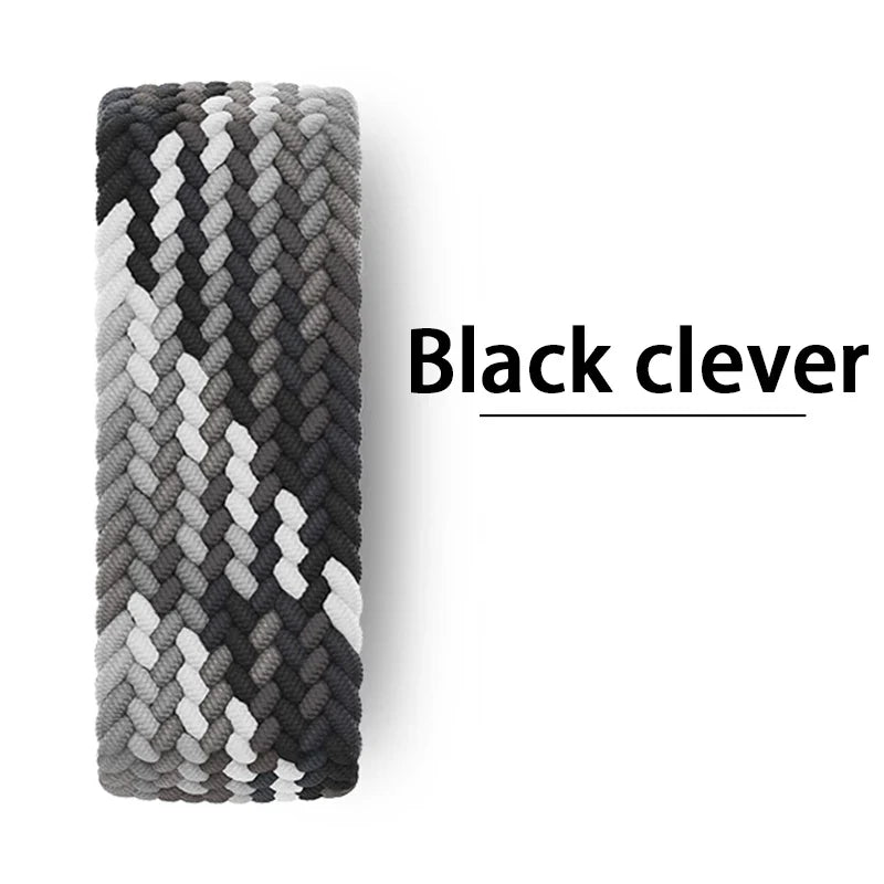 Braided Solo Loop For Apple watch Band 46mm 44mm 45mm 42mm 40mm 41mm Bracelet correa iwatch Series Ultra 2 11 10 9 SE 8 7 Strap