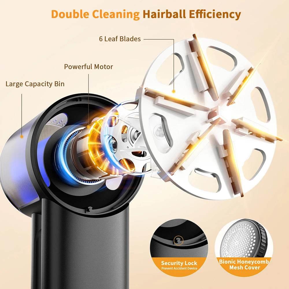 Rechargeable Fabric Shaver Electric Lint Remover with Digital Display