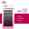 FADVAN YY Shape 6-15mm Lashes 2D 0.07/0.05mm Faux Mink C/D Curl Natural Soft Brazilian Premade Volume Fan Eyelashes Extension
