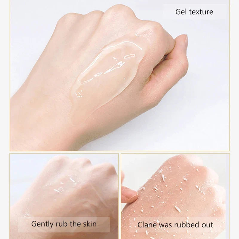 Lemon Face Wash Facial Cleanser Face Exfoliating Gel Moisturizing Remove Dead Skin Blackhead Exfoliator Facial Scrub Skin Care