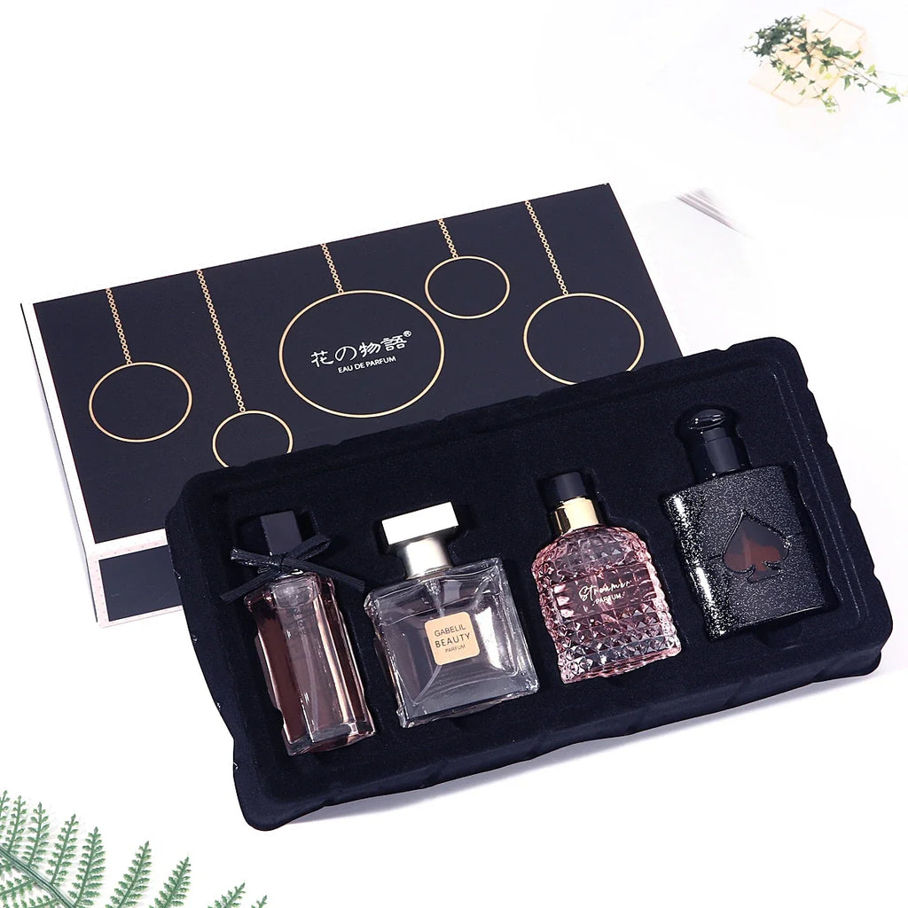 Original Women's Perfume 105ml Four-Piece Set with Fresh Long-Lasting Eau De Parfum Gift Box Plant Floral Scent