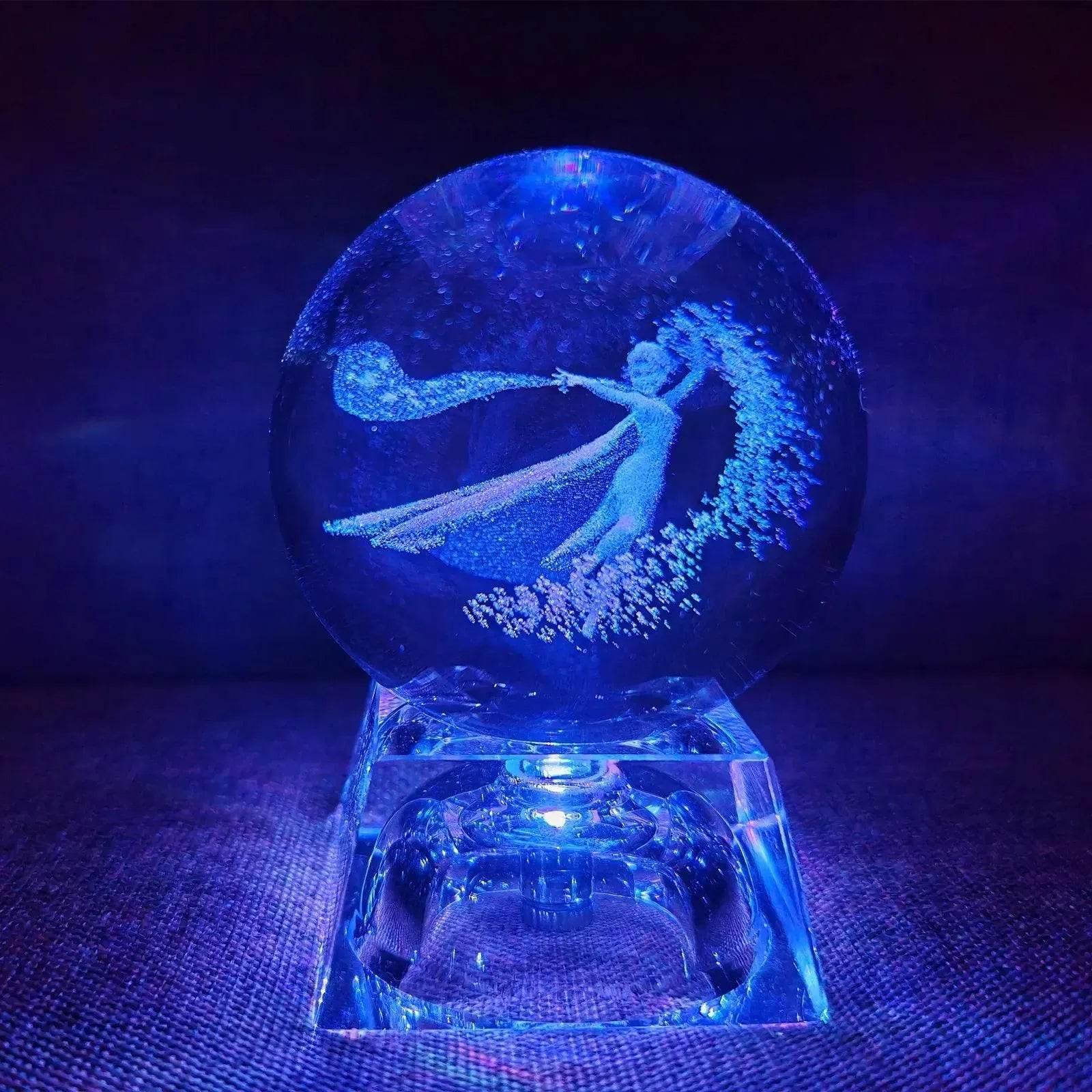 3D LED Crystal Ball Collectible