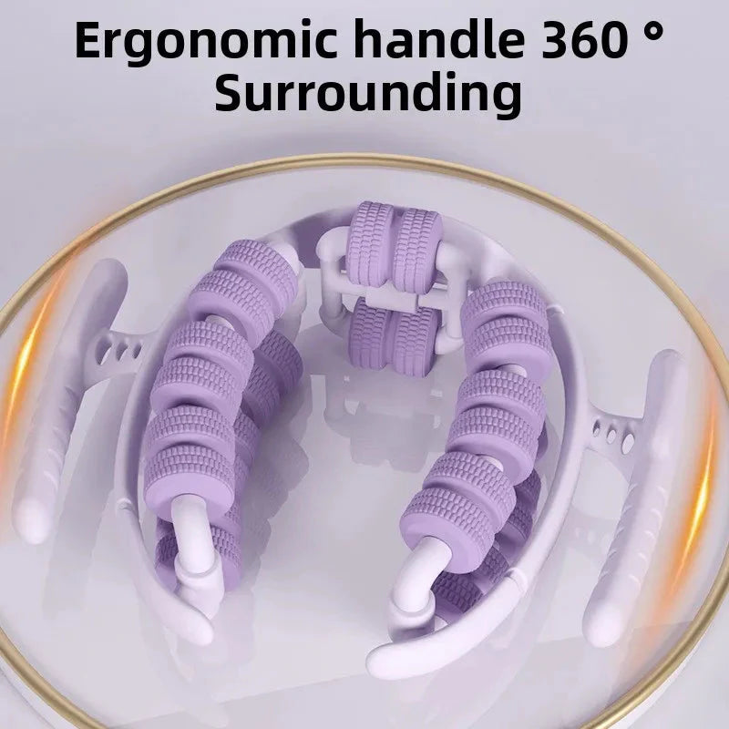 28 Wheel Annular Leg Clamp Anti-Cellulite Massager Body Slimming Roller