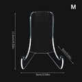 Clear Acrylic Plate Stand Countertop Tea Brick Book Magazine Painting Collection Artwork Display Holder Plates Bowls Rack Easel