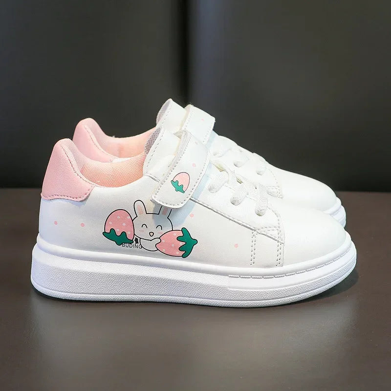2026 Girl shoe spring Autumn Boy White Shoe Casual Running kid Shoe Anti Slip Soft Sole Sneaker kid tenis Hot selling item