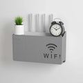 Router Storage Rack TV Set-top Storage Box closet organizer organizer box