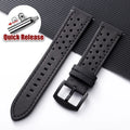 Polar Watch Band Quick Release Leather Strap Handmade Breathable Porous Cowhide
