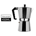 New 50ml-600ml Moka Pot Aluminum Household Electric Burner Stove Top Espresso Percolator Coffee Maker Coffee Extraction Pot