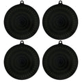 4PCS Induction Cooktop Mat Silicone Thermochromic Induction Cooktop Protective Cover Heat-resistant Cooktop Scratch Protector
