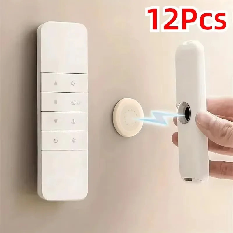 Magnetic Remote Control Holder Wall Mount Adhesive Remote Control Holder Strong Hold Tv Remote Holder for Home Office