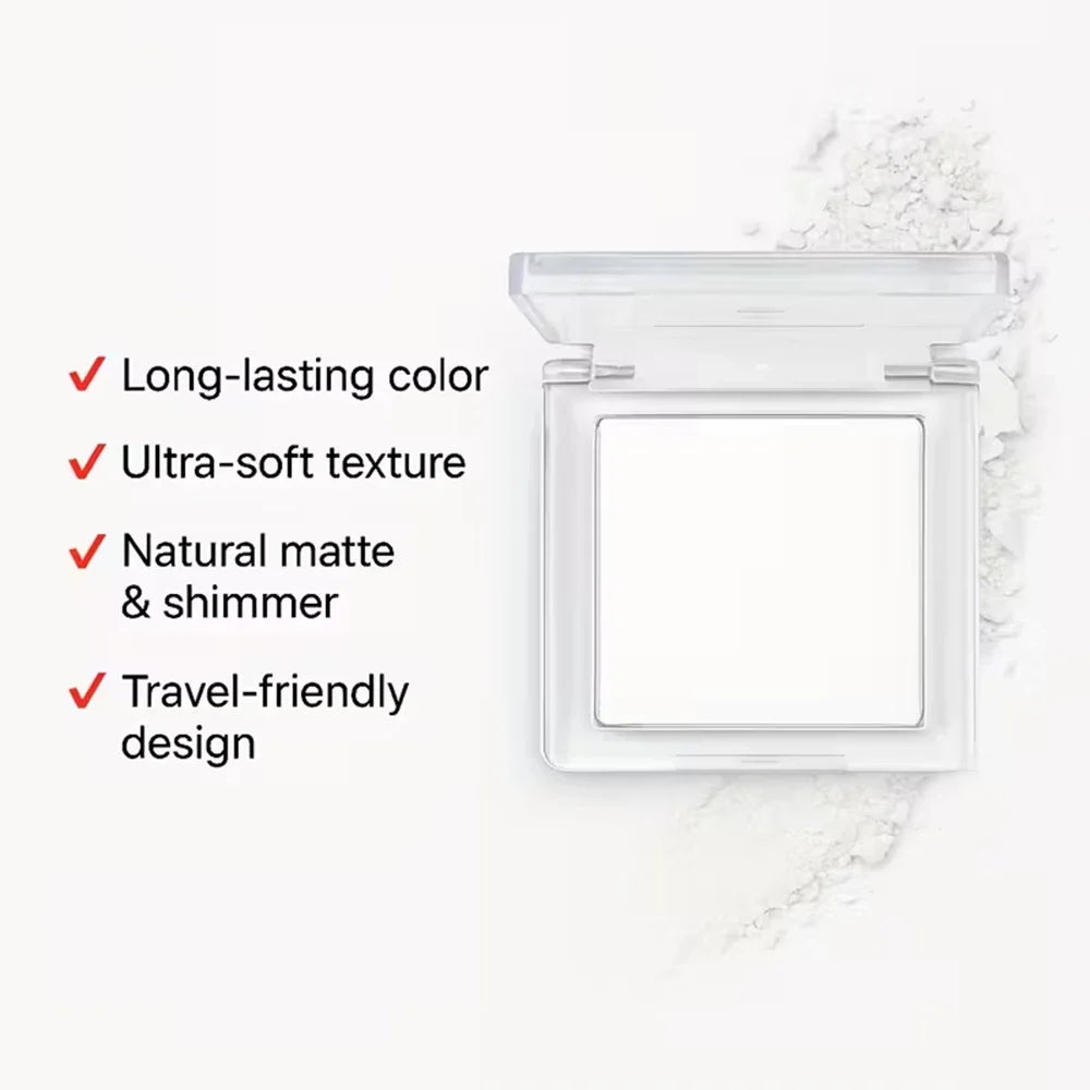 Long Lasting Matte highlights with eyeshadow tray - Shiny glitter for natural contours of all skin tones, orange and white